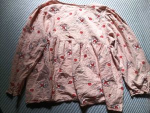 Pink Print Blouse