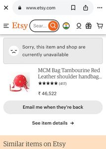 Authentic Mcm Sling Bag