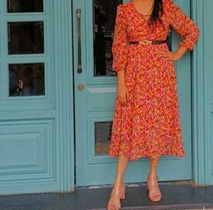 Trendy Floral Maxi Dress🌼🌸