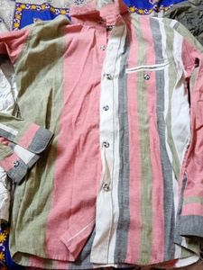 4 Cotton Shirts, Both Are Use But Not Damage