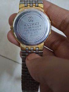 Accurate Libretto Gold Watch