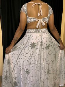 Net White Choli