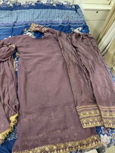 Lavender Pakistani Suit
