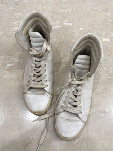 White High-Top Sneakers