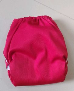 Red Cloth Diaper