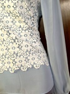 Korean Embellished Collar Layered Top✨🌷