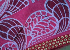 New Rose Pink Pure Cotton Saree💗