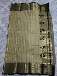 Black Zari Cotton Saree