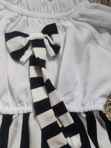 Cute Girls&#39; Striped Dress