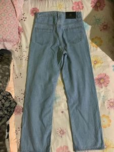 Ripped Wide Leg Jeans