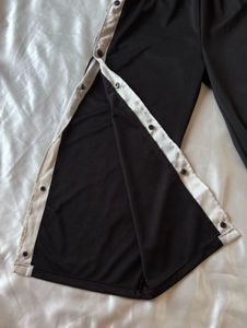 Black Buttoned Trouser Pants