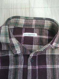 A Beautifully Crafted Korean Burgundy Shacket