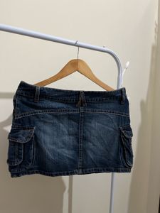 Denim Mini Skirt