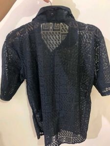 Black Sheer Shirt