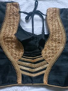 Combo Blouse Black And Maroon Colour
