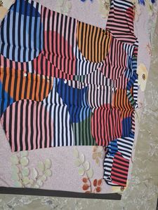 Striped Button-Down Shirt.B1 GET1 ONLY TODAY