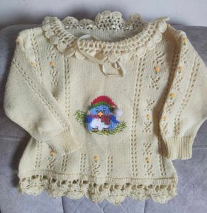 Woolen Frock And Cap.Combo Pack