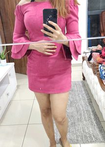 Beautiful Velvet One Piece Dress