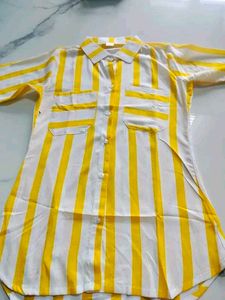 Striped Button-Down Shirt