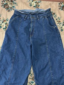 High-Waisted Denim Jeans NOT USED