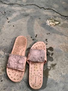 Fuzzy Slide Sandals