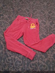 Benetton Kids Red Track Pants