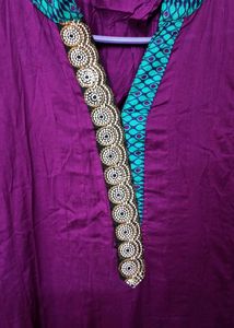 Designer Anarkali Kurta Churidar Suit Set