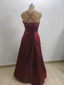 Elegant Maroon Gown