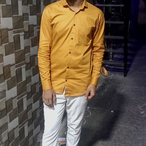 Mustard Casual Shirt