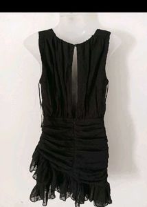 Miami Chic Black Mini Dress