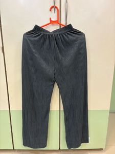 Grey Textured Palazzo/Pyjama