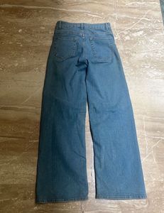 Wide Leg Denim Jeans