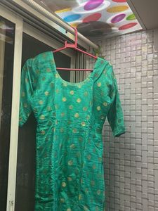 Green & Gold Kurta
