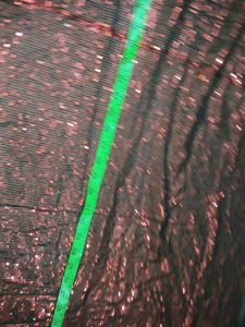 Sequin Fabric - Red &amp; Black