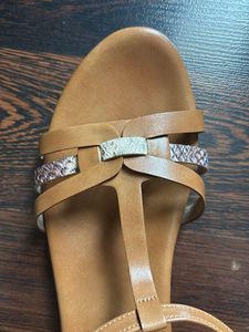 Tan Slingback Sandals