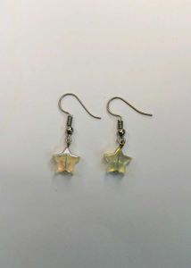 🌷Handmade Clear Star Earrings 🌟