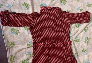 30rs Off On🚚 Dress Front Slit Cut Design