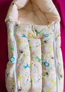 Baby Sleeping Bag with Animal Print
