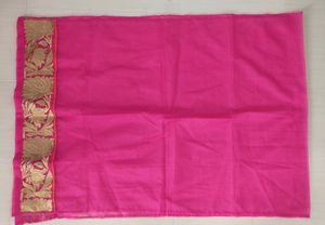 Gold Embroidery Pink Dupatta
