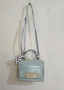 Mint Green Spacious Sling Bag