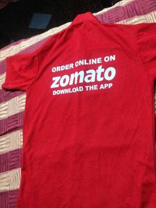 Zomato Red Polo T-Shirt