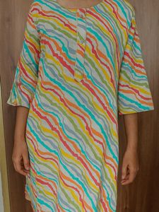 Striped Multicolor Kurta