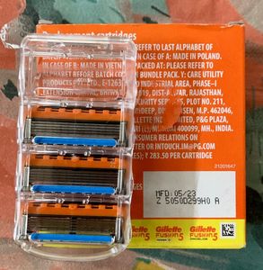 Gillette Fusion 5 Cartridges - Pack Of 3