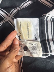 Black &amp; White Plaid Button-Down