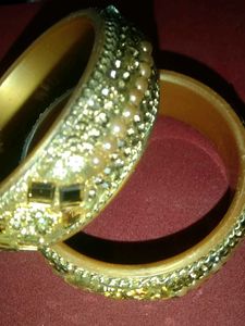 Golden Bangles (Set of 2)