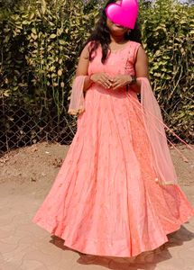 pink party and fastival gown