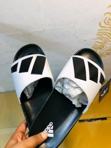 Adidas Slides - Black &amp; White