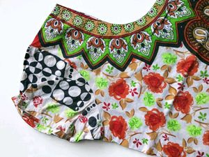 Floral Print Kurta
