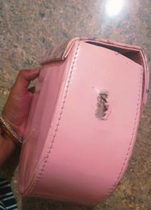 Shineable Round Shape Handbag