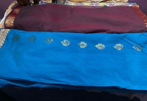 Shinny Blue And Marron